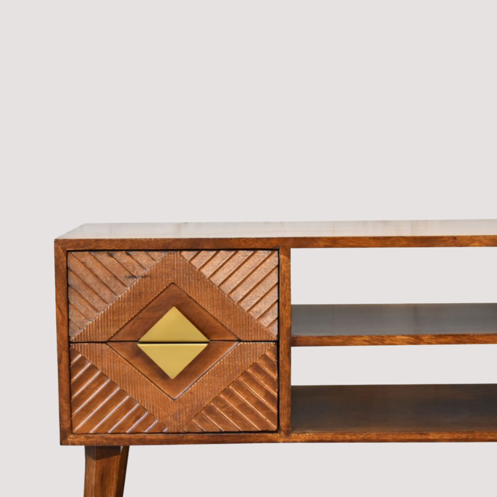 Moderne mediaconsole – Strakke tv-standaard voor moderne woonkamers