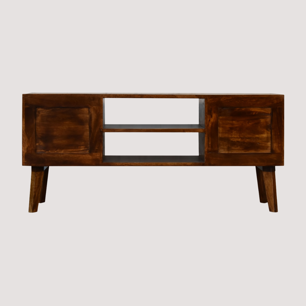 Moderne mediaconsole – Strakke tv-standaard voor moderne woonkamers