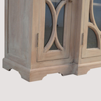 Mediaconsole van gebeeldhouwd hout - Entertainmenttafel van geglazuurd hout