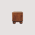 Handgemaakte mediastandaard van kastanjehout - entertainmentmeubel met vier laden voor moderne woningen